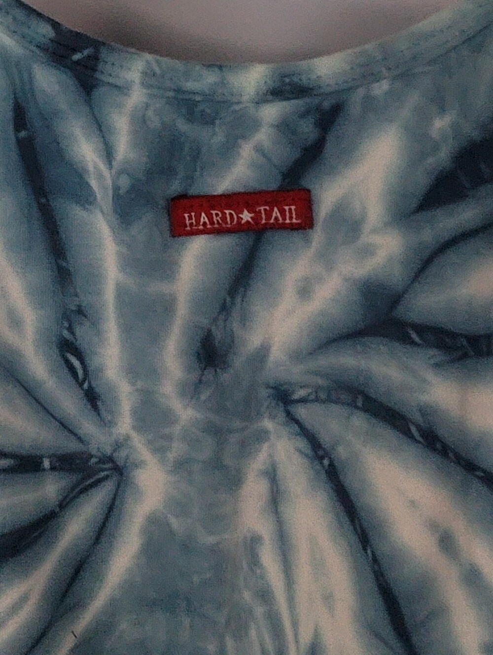Blue Tie-Dye Spaghetti Strap Tank Top - Picture 4 of 5